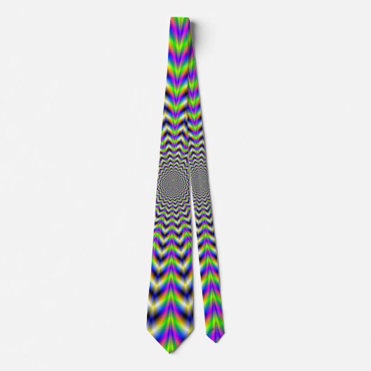 Psychedelic Star Krawatte (Vorderseite)