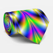 Psychedelic Star Krawatte (Gerollt)