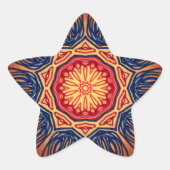 Psychedelic Star Stickers (Vorderseite)