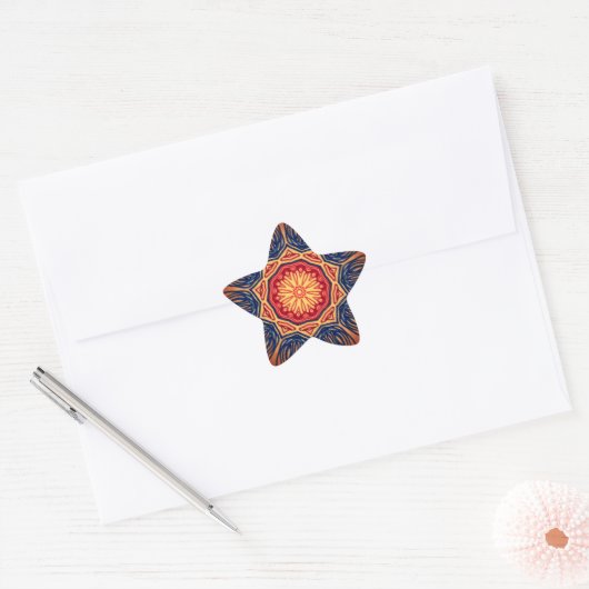 Psychedelic Star Stickers (Umschlag)