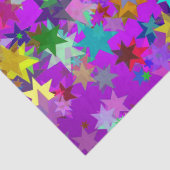 Psychedelic-Stars-Gewebepapier Seidenpapier (Detail)