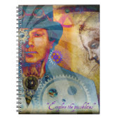 Psychedelic Steampunk-Notebook Notizblock (Vorderseite)