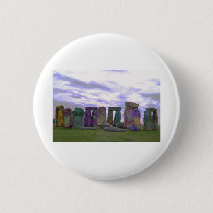 Psychedelic Stones Button