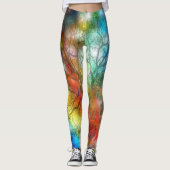 Psychedelic Storm Leggings (Vorderseite)