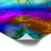 Psychedelic Storm Poster (Ecke)