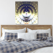 Psychedelic Sun Leinwanddruck (Insitu (Schlafzimmer))