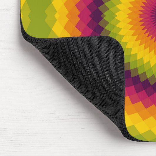 Psychedelic Sunburst Mousepad (Ecke)