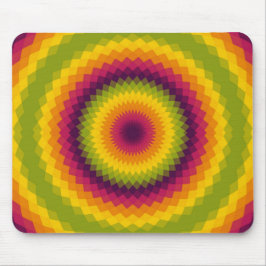 Psychedelic Sunburst Mousepad