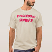 Psychedelic Sunday Gefärbte Krawatte Shirt (Vorderseite)