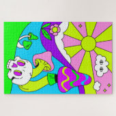 Psychedelic Sunshine Puzzle (Horizontal)