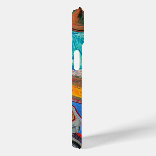 Psychedelic Swirl Abstrakt Phone Case (Rückseite / Rechts)