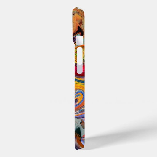 Psychedelic Swirl Abstrakt Phone Case (Rückseite / Links)