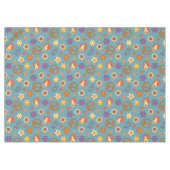 Psychedelic Tablecloth Retro Pastel Mood Piece Tischdecke (Vorderseite (Horizontal))