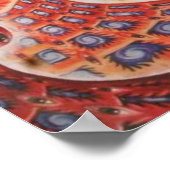 Psychedelic Third Eye und Universes Poster (Ecke)
