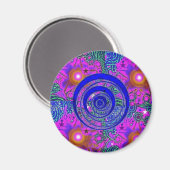 Psychedelic Time Warp Magnet (Vorderseite/Rückseite)