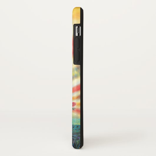 Psychedelic Top Hat Skull Case-Mate iPhone Hülle (Hinten/Links)