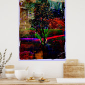 Psychedelic Tree Poster (Küche)