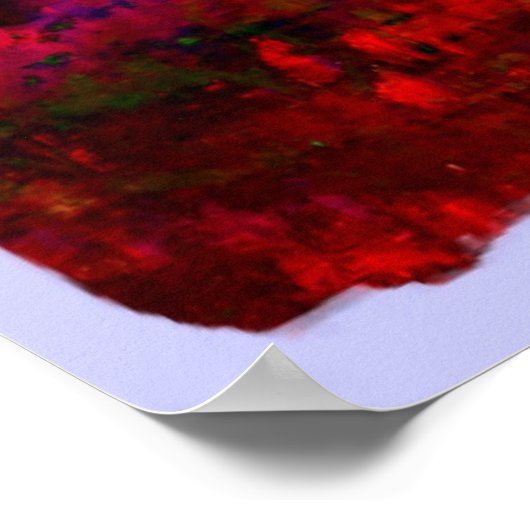 Psychedelic Tree Poster (Ecke)