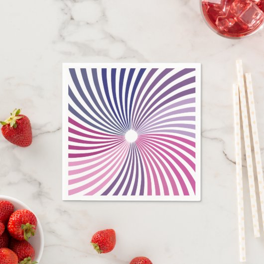 Psychedelic Twirl Serviette (Beispiel)