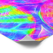 Psychedelic Urchins Poster (Ecke)