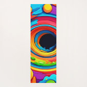 Psychedelic Vortex Abstrakt Yogamatte (Rückseite)