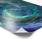 Psychedelic Vortex Fotodruck (Ecke)