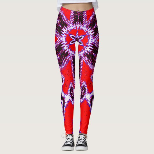 Psychedelic Vortex Leggings (Vorderseite)