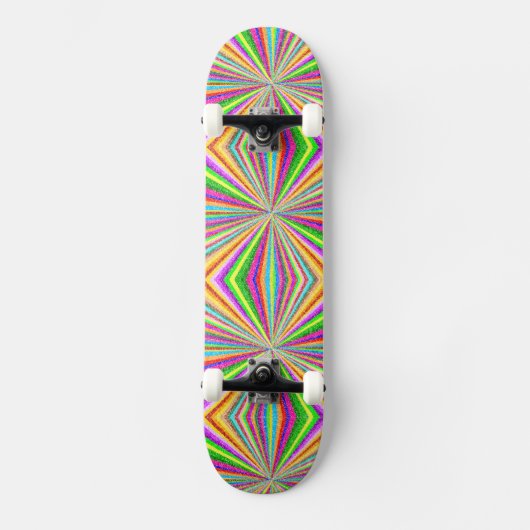 Psychedelic Vortex Skateboard (Vorderseite)