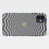 Psychedelic Web Star + oder - Cat Case-Mate iPhone Hülle (Rückseite (Horizontal))