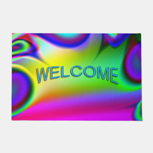 Psychedelic Welcome Fußmatte
