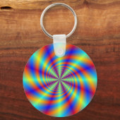 Psychedelic Whirl Key Chain Schlüsselanhänger (Vorderseite)