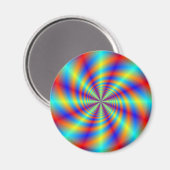 Psychedelic Whirl Magnet (Vorderseite/Rückseite)
