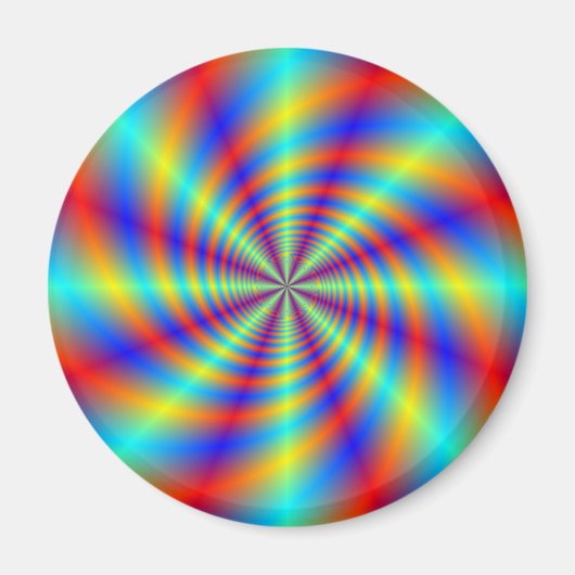 Psychedelic Whirl Magnet (Vorne)