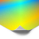 Psychedelic Whirl Poster (Ecke)