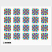 Psychedelic Whirl Sticker (Blatt)