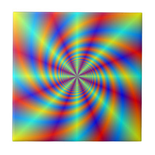 Psychedelic Whirlpool Fliese