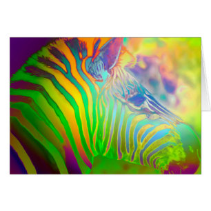 Psychedelic Wild Life Zebra