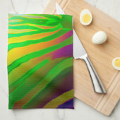 Psychedelic Wild Life Zebra Geschirrtuch (Viertel Falte)