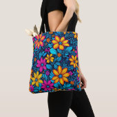 Psychedelic Wildblume Tote Bag Tasche (Von Nahem)