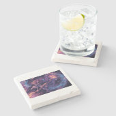 psychedelic witch coaster steinuntersetzer (Seitenansicht)