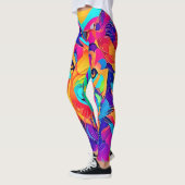Psychedelic Wolf Majestät Leggings (Links)