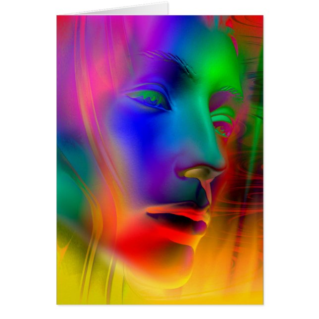 Psychedelic Woman Face (Vorne)
