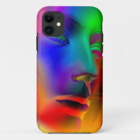 Psychedelic Woman Face