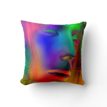 Psychedelic Woman Face