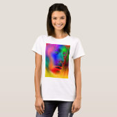 Psychedelic Woman Face T-Shirt (Vorne ganz)