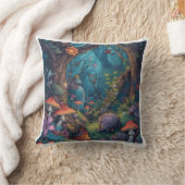 Psychedelic woodland cushion kissen (Decke)