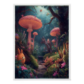psychedelic woodland poster (Vorderseite)