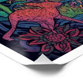 Psychedelic woodland poster (Ecke)