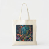 Psychedelic woodland tote bag tragetasche (Vorne)