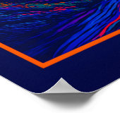 Psychedelic Yosemite Poster (Ecke)